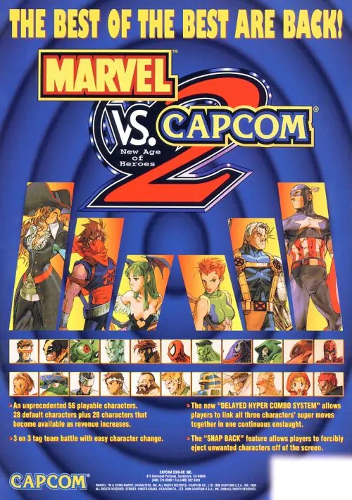 Marvel Vs.Capcom 2 New Age of Heroes